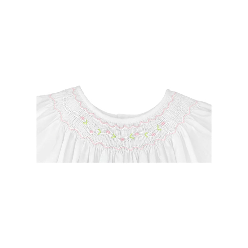Petit Ami Smocked Daygown with Voile Insert