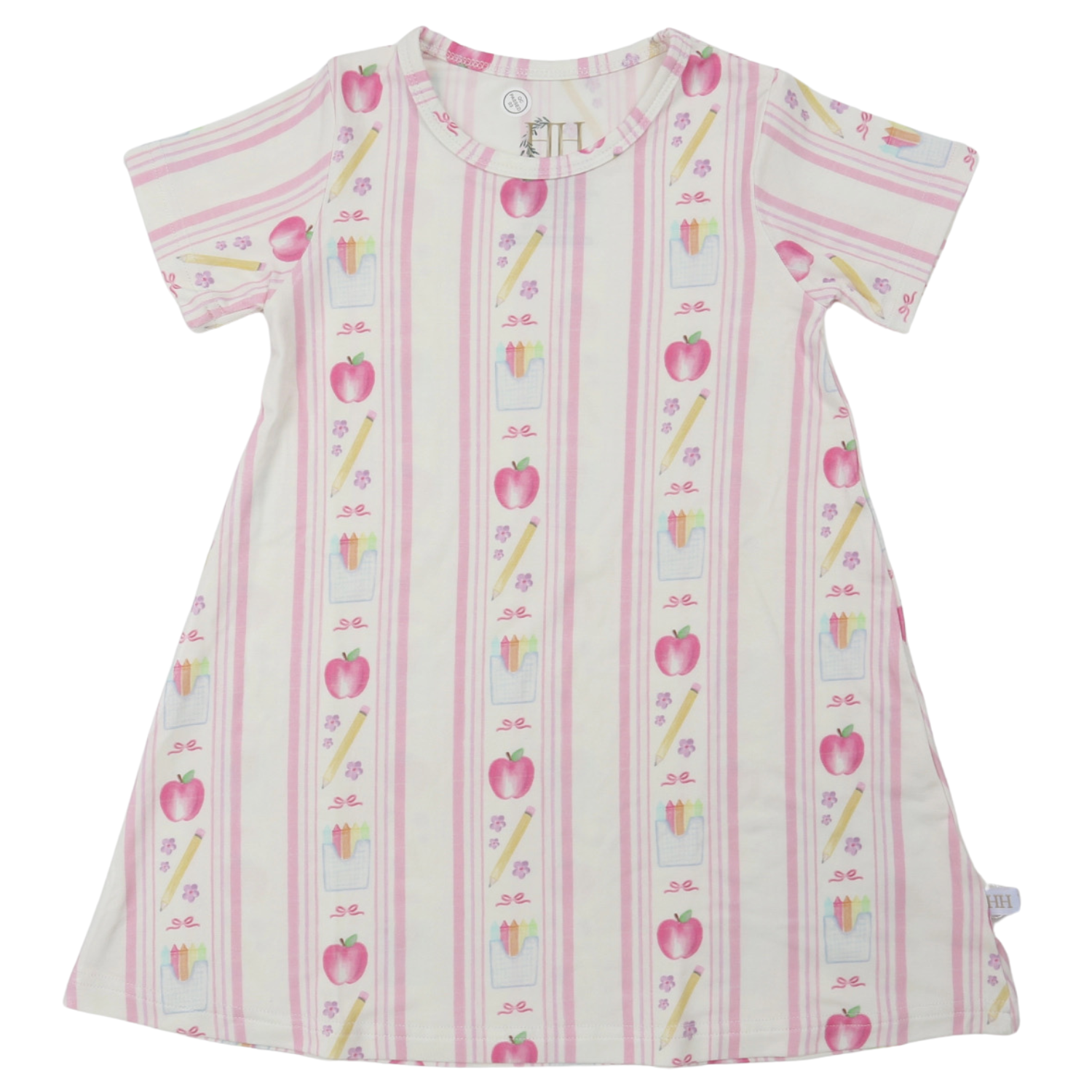 Girls Back to School Bamboo Dress