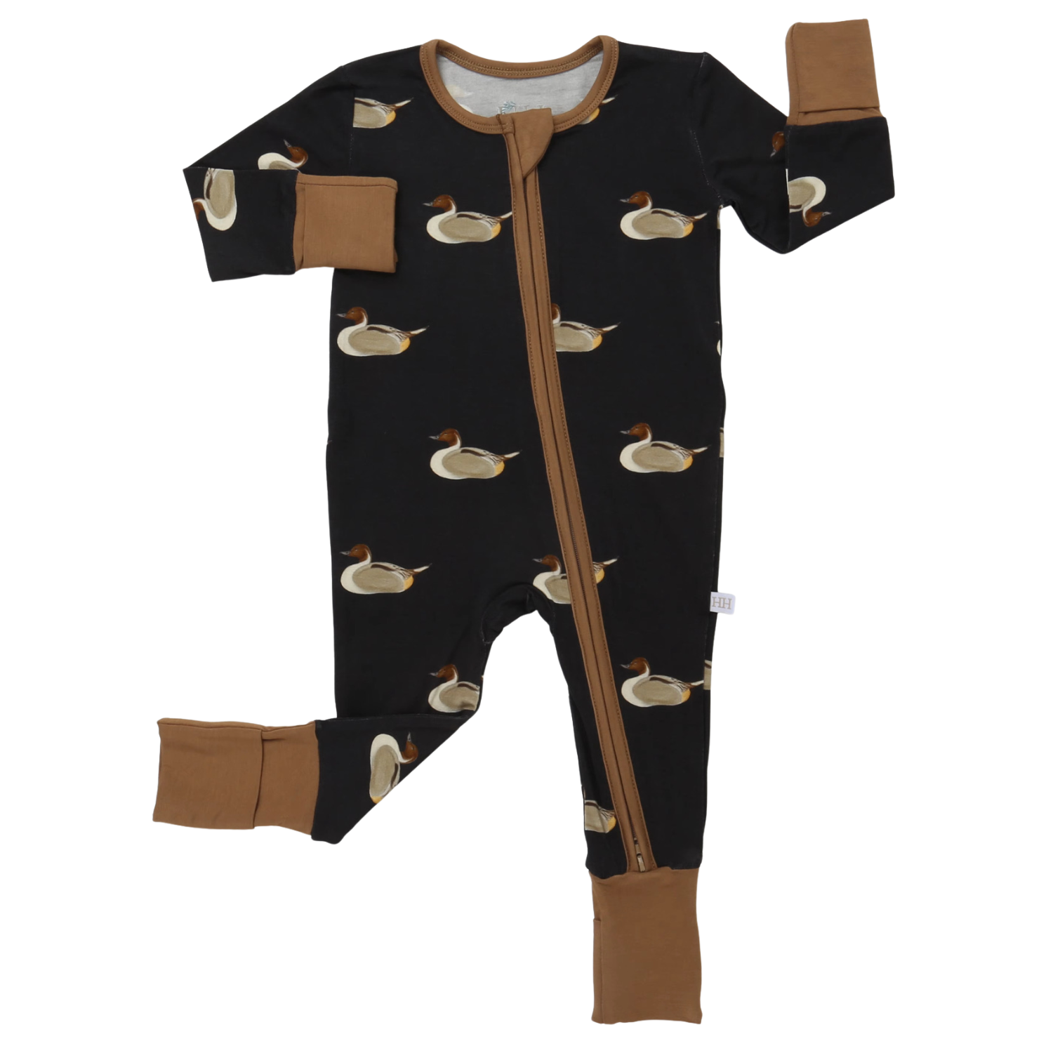 Pintail Duck Double Zipper Romper Sleeper