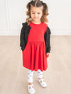 Black Bow Patterned Footless Ruffle Tights
