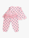 Pink Blossom Flutter Sweatshirt Jogger Set