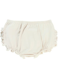 Off-White Ivory Knit Rufflebutts Bloomer