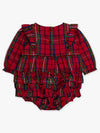 Red Nicholas Plaid Bubble Romper