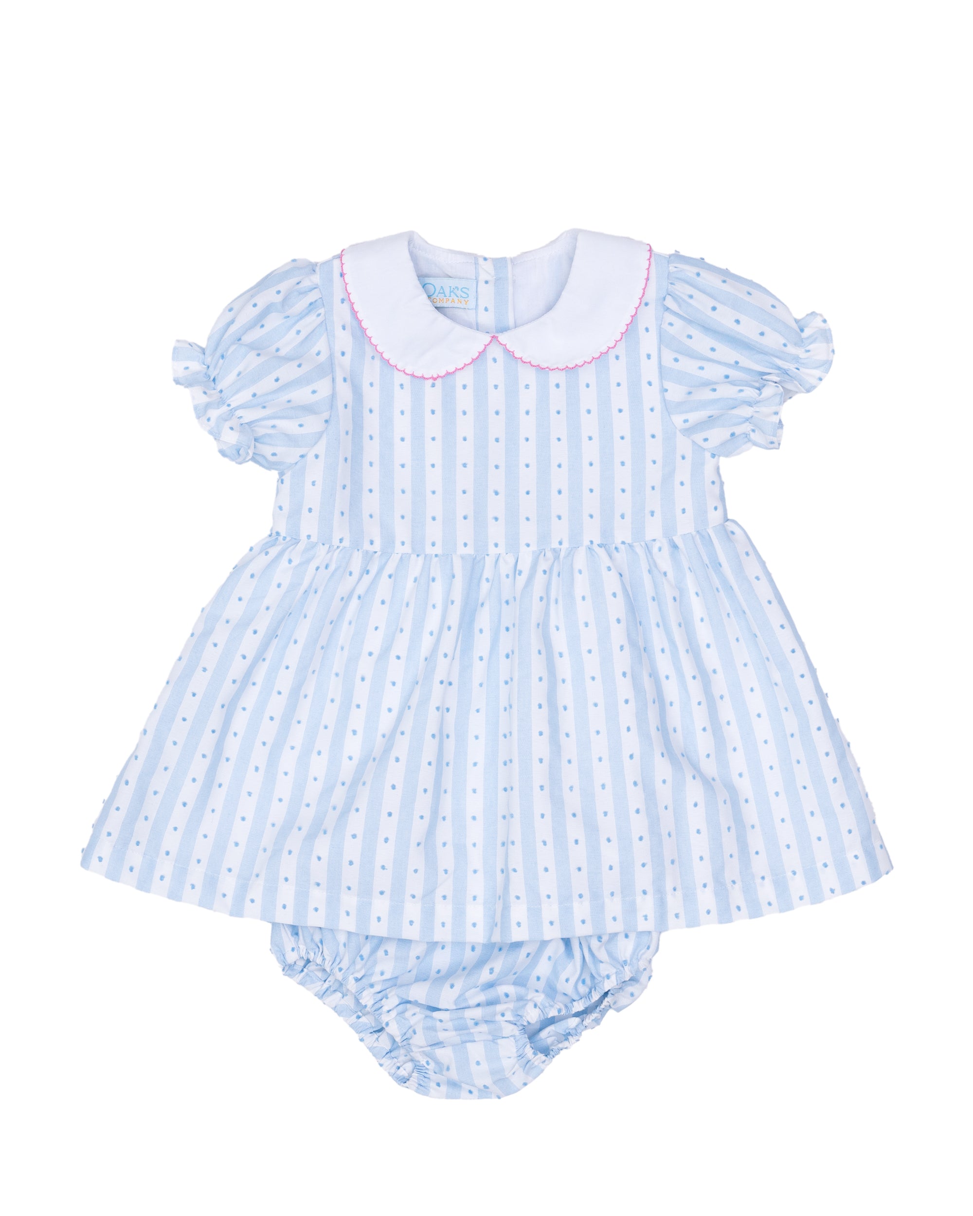 Ella Blue Stripe Breeze Bloomer Set