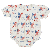 Girls American Bow Bamboo Bubble