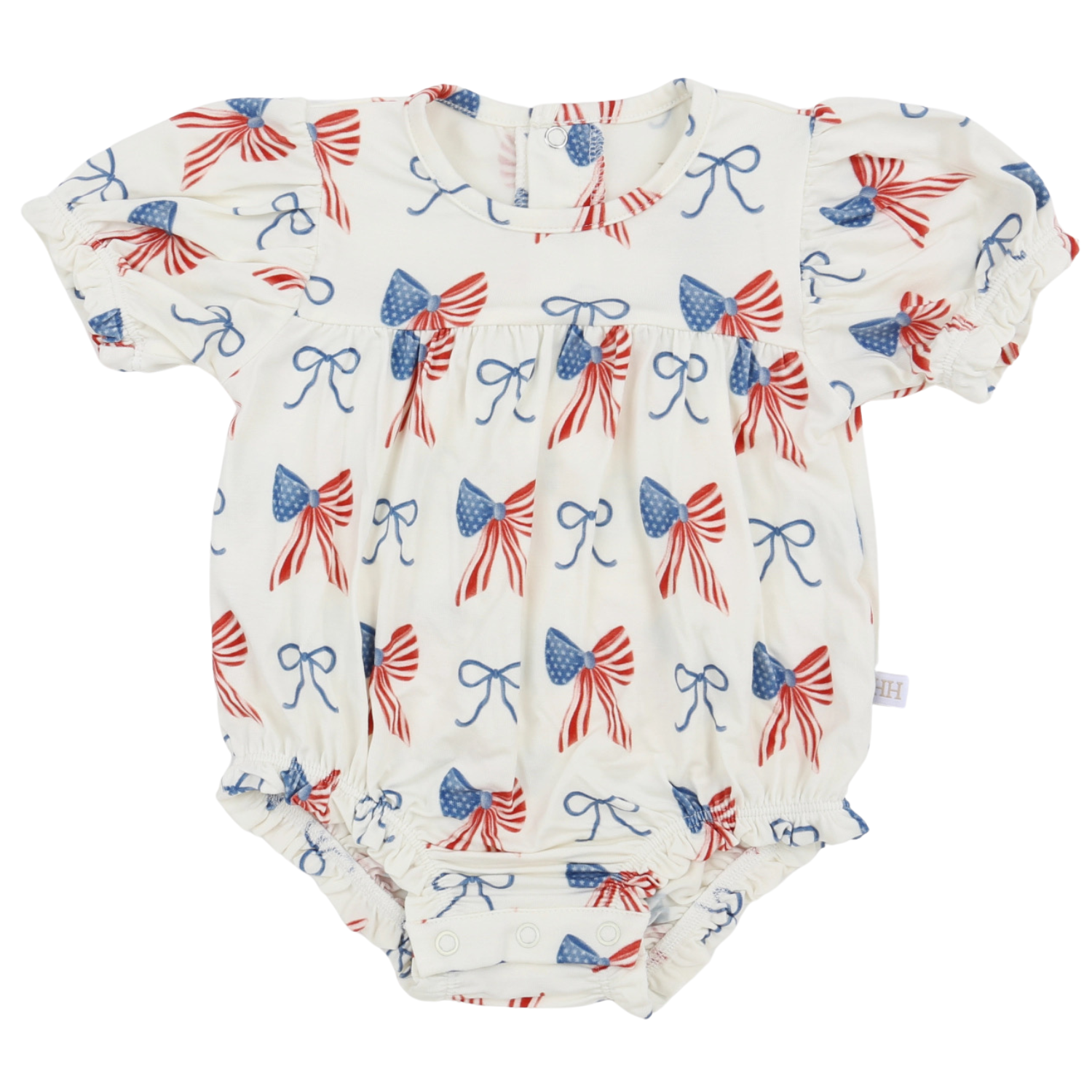 Girls American Bow Bamboo Bubble